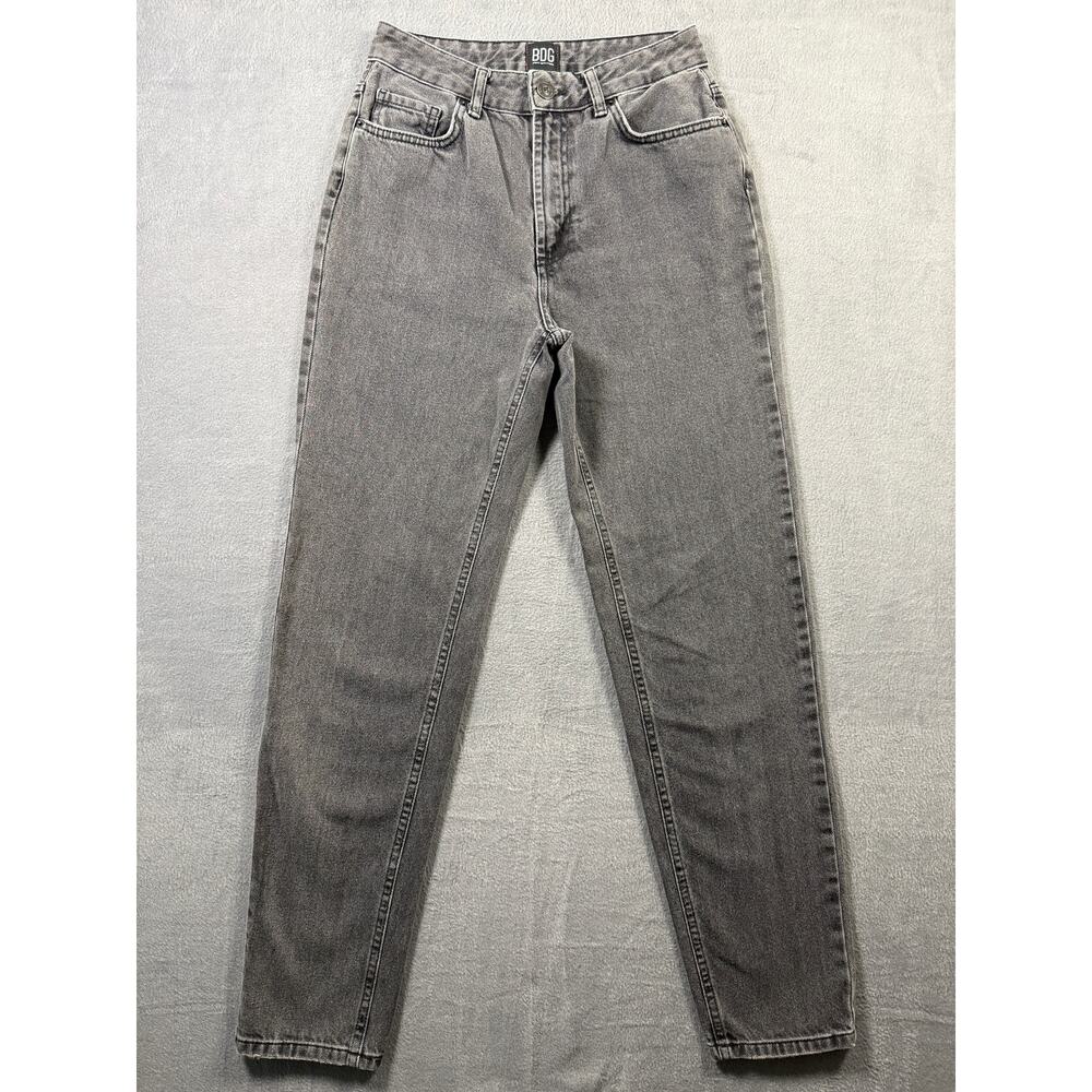 BDG Urban Outfitters Mom High-Rise Jeans Black Denim Size 26 (30" inseam)